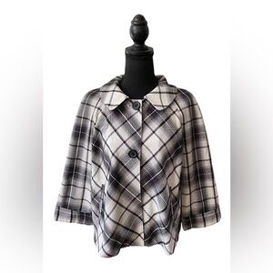 NYCC: Black and White Flannel Jacket